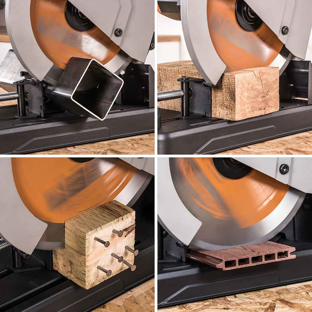 Evolution 355mm Multi-Material Cutting 36T Chop Saw Blade