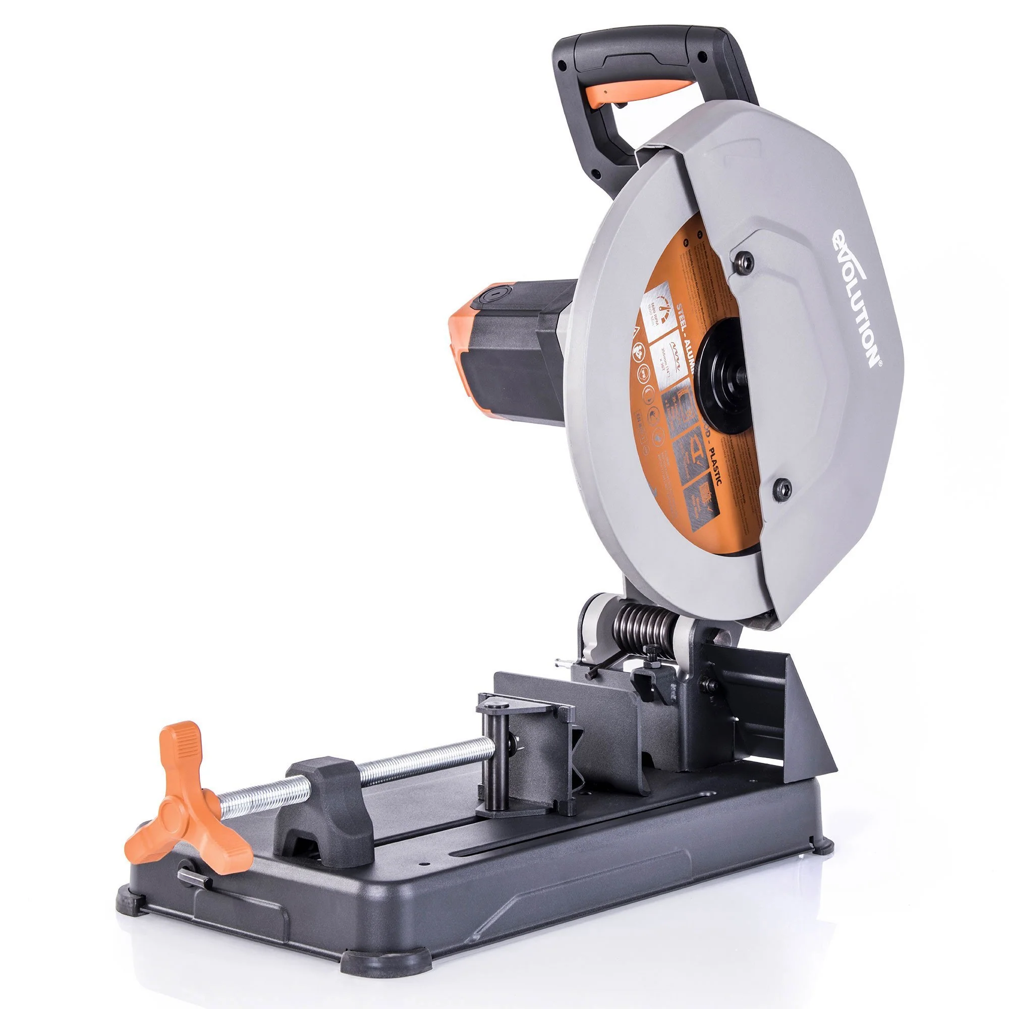 Evolution R355CPS 355mm Chop Saw with TCT Multi-material Cutting Blade